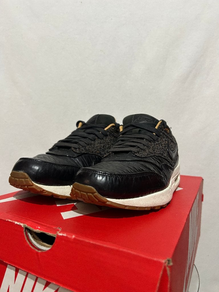 ALS NIEUW! Maat 43 - Nike Air Max 1 Fb Woven Quilted Leopard, Overige kleuren, Verzenden, Nike, Nike
