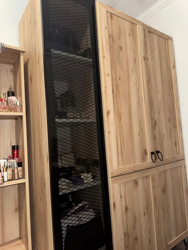 kledingkast, Huis en Inrichting, Kasten | Kledingkasten, Ophalen, Gebruikt, 100 tot 150 cm, 200 cm of meer