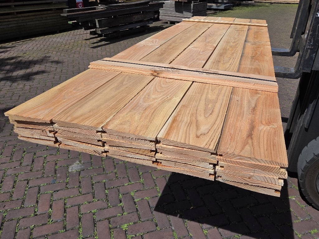 30 planken Douglas Zweeds rabat 3.30 meter lang – nr: TP163, Ophalen, Nieuw, 250 cm of meer, Planken