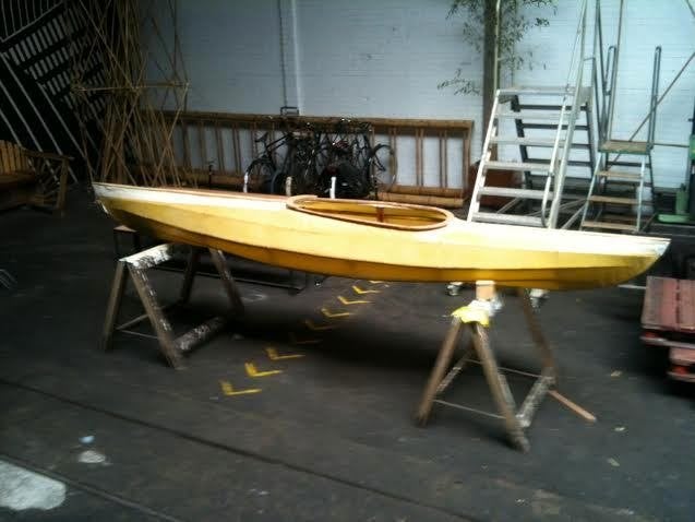 Kayak Bamboo, Watersport en Boten, Kajaks, 1-persoons, Ophalen