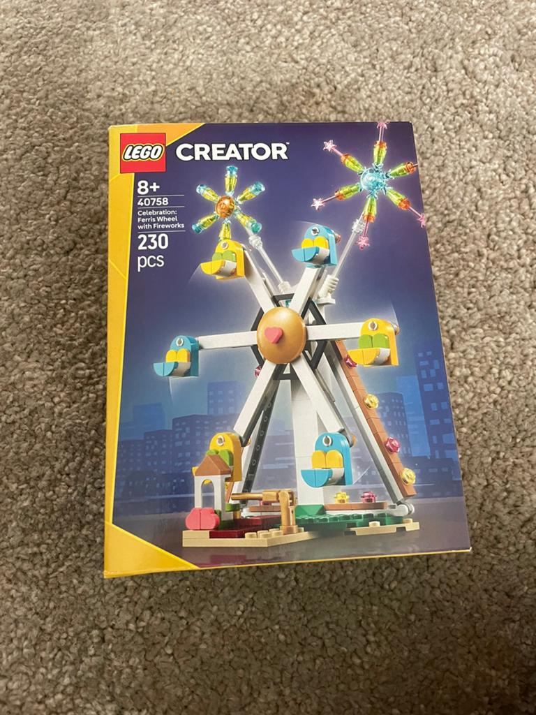 Lego 40758 Reuzenrad met Vuurwerk, Lego, Nieuw, Ophalen of Verzenden, Compleet