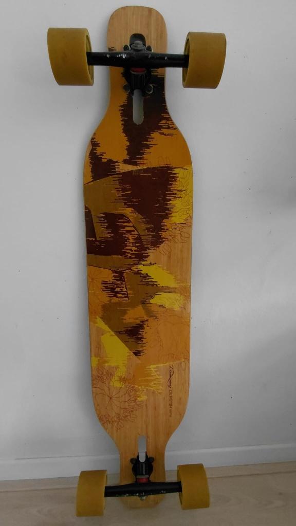 Loaded Dervish longboard + Paris trucks, Ophalen, Gebruikt, Skateboard, Longboard