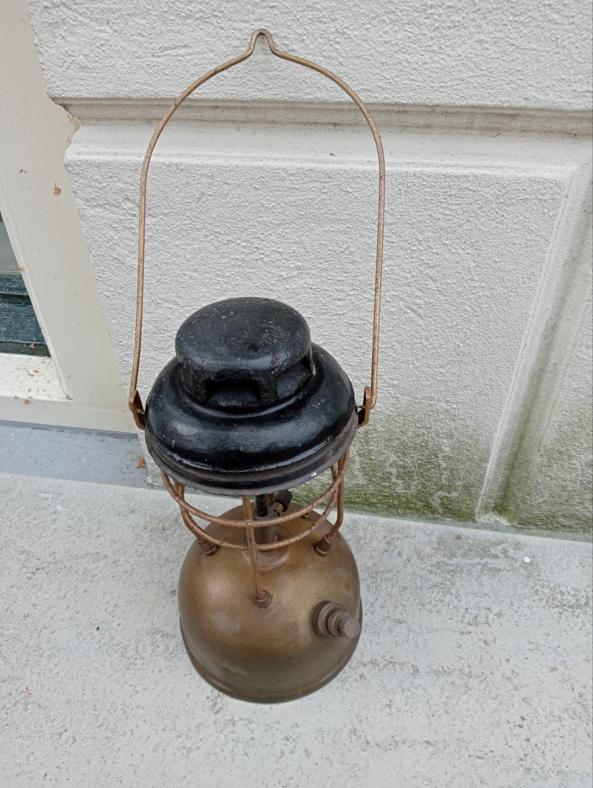 Antieke petroleumlamp zonder glas, Ophalen of Verzenden