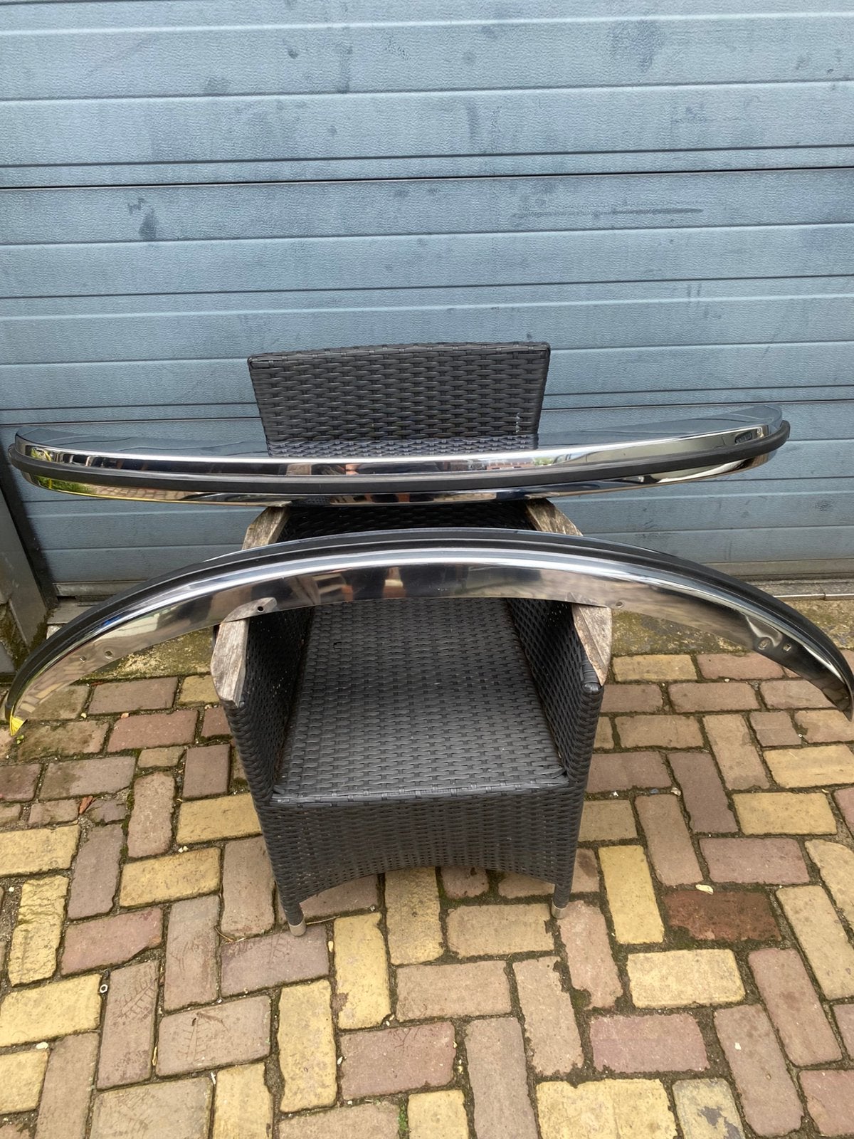 Vw kever bumpers 1200/1300/02/03 voor + achter chrome, Ophalen
