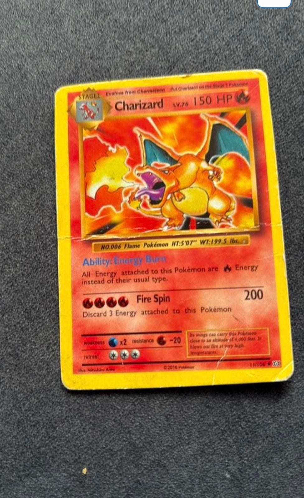 Charizard, Ophalen
