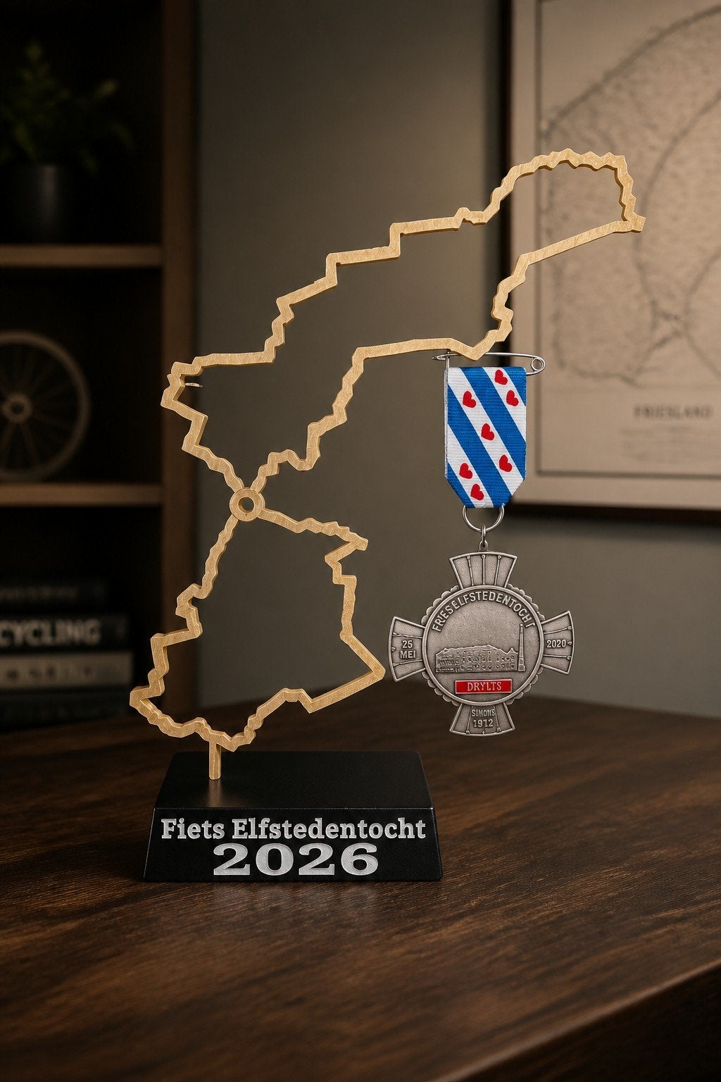 Fiets Elfstedentocht 2026 Trofee / Aandenken – 3D Geprint, Overige materialen, AKR 3d Prints, Nieuw, De Domp 7 Bolsward