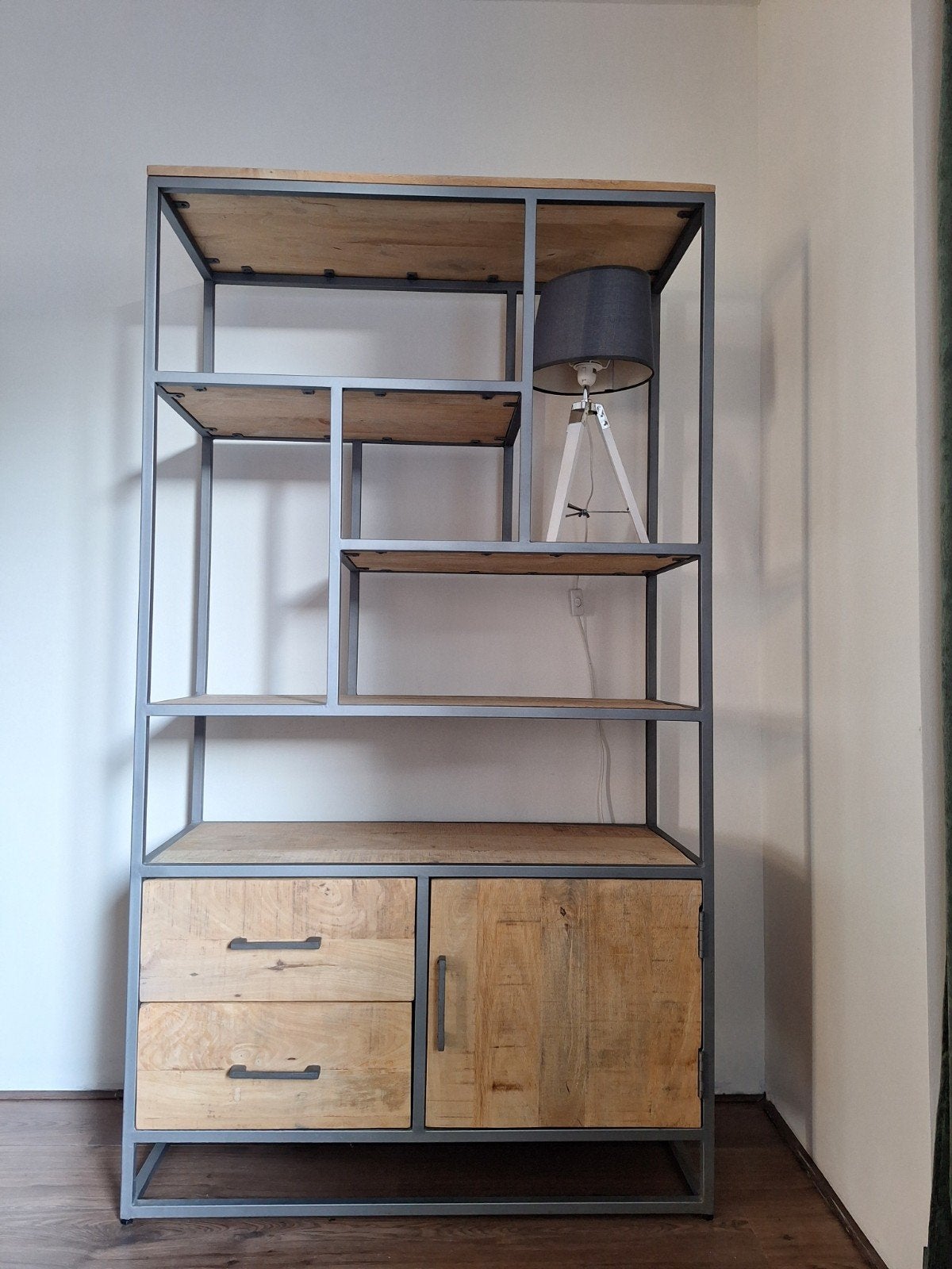 Grijze Logan set van Leenbakkerl, Gebruikt, 100 tot 150 cm, 200 cm of meer, Industrieel