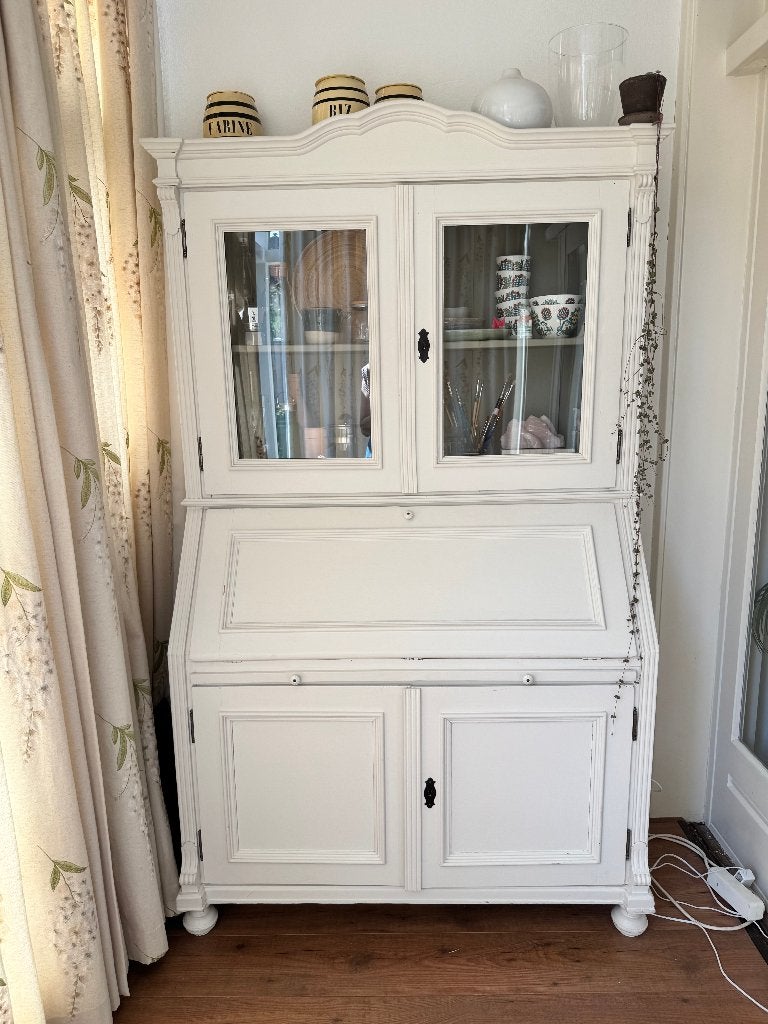 Houten Buffetkast / Secretaire Scandinavische stijl, Ophalen, Met lades, Gebruikt, 51 cm
