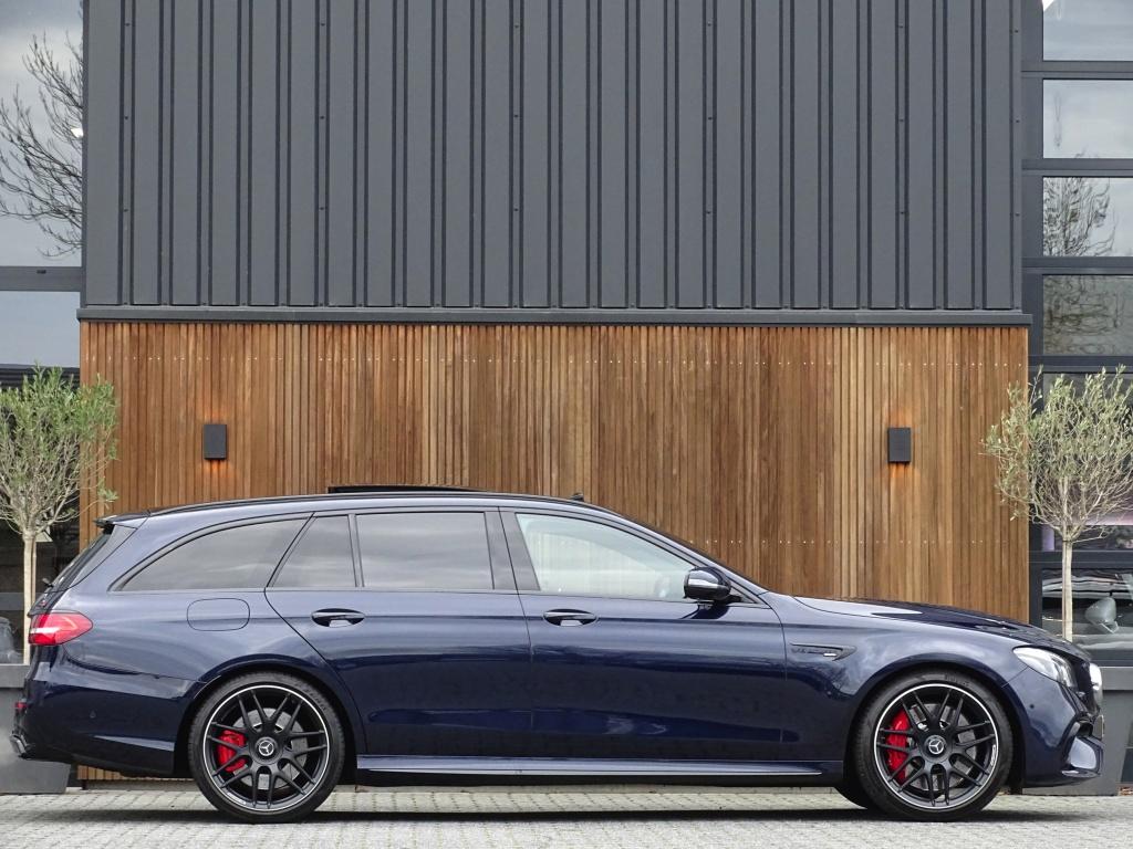 Mercedes-Benz E-Klasse Estate E63s AMG V8 613PK 4-Matic / ca, Auto's, Automaat, Gebruikt, Met garantie (alle), Blauw