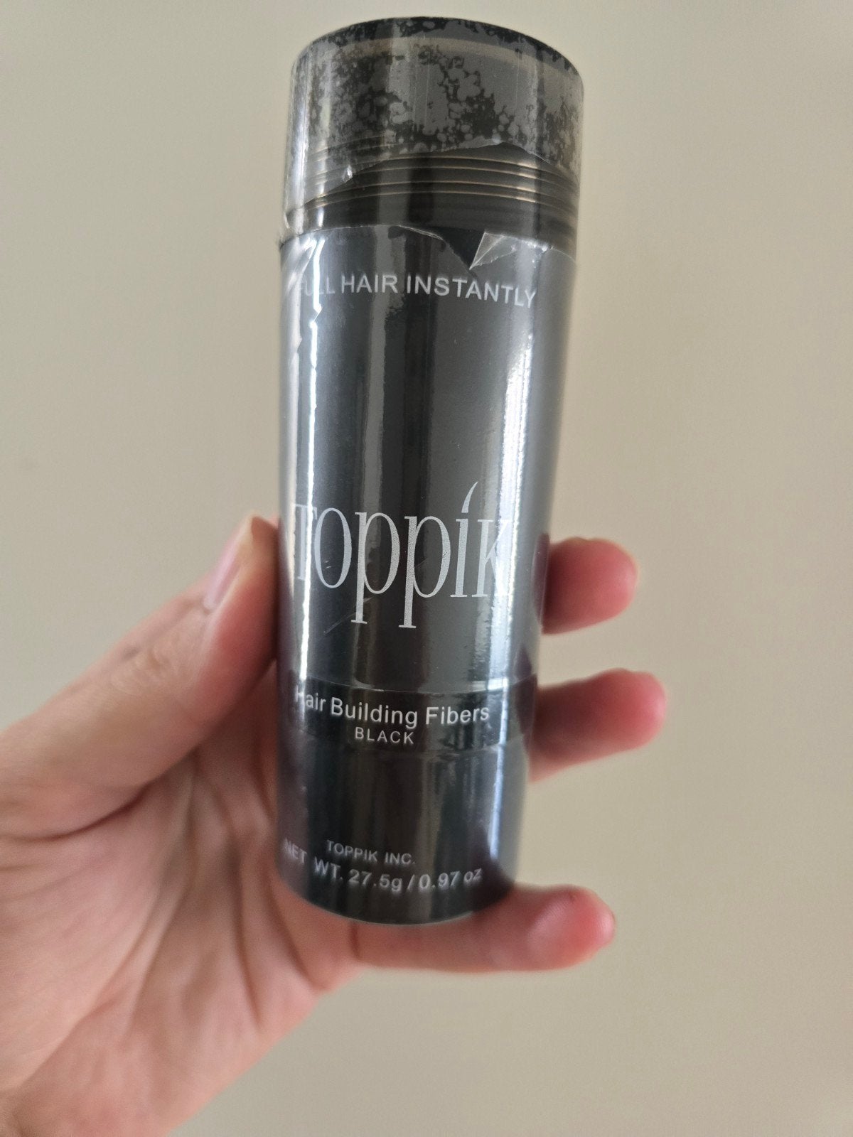 Toppik Hair Building Fibers Zwart - Splinternieuw, Verzenden, Nieuw, Pruik of Haarverlenging