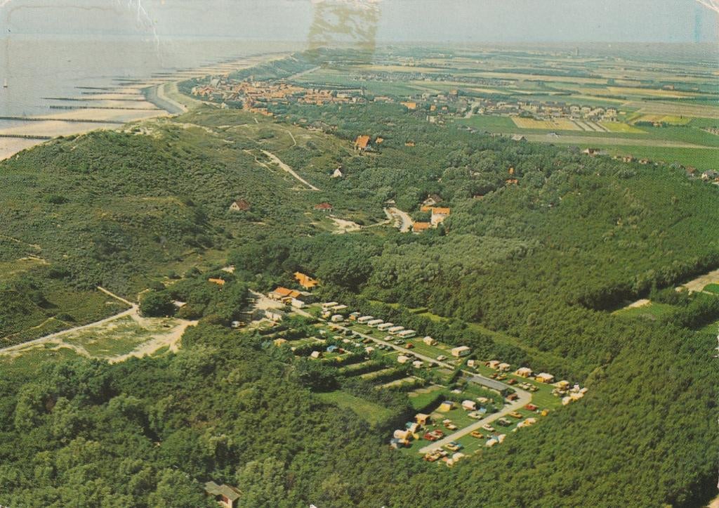 ZOUTELANDE Kampeercentrum De Meerpaal Luchtfoto, Verzenden, 1960 tot 1980, Gelopen, Zeeland