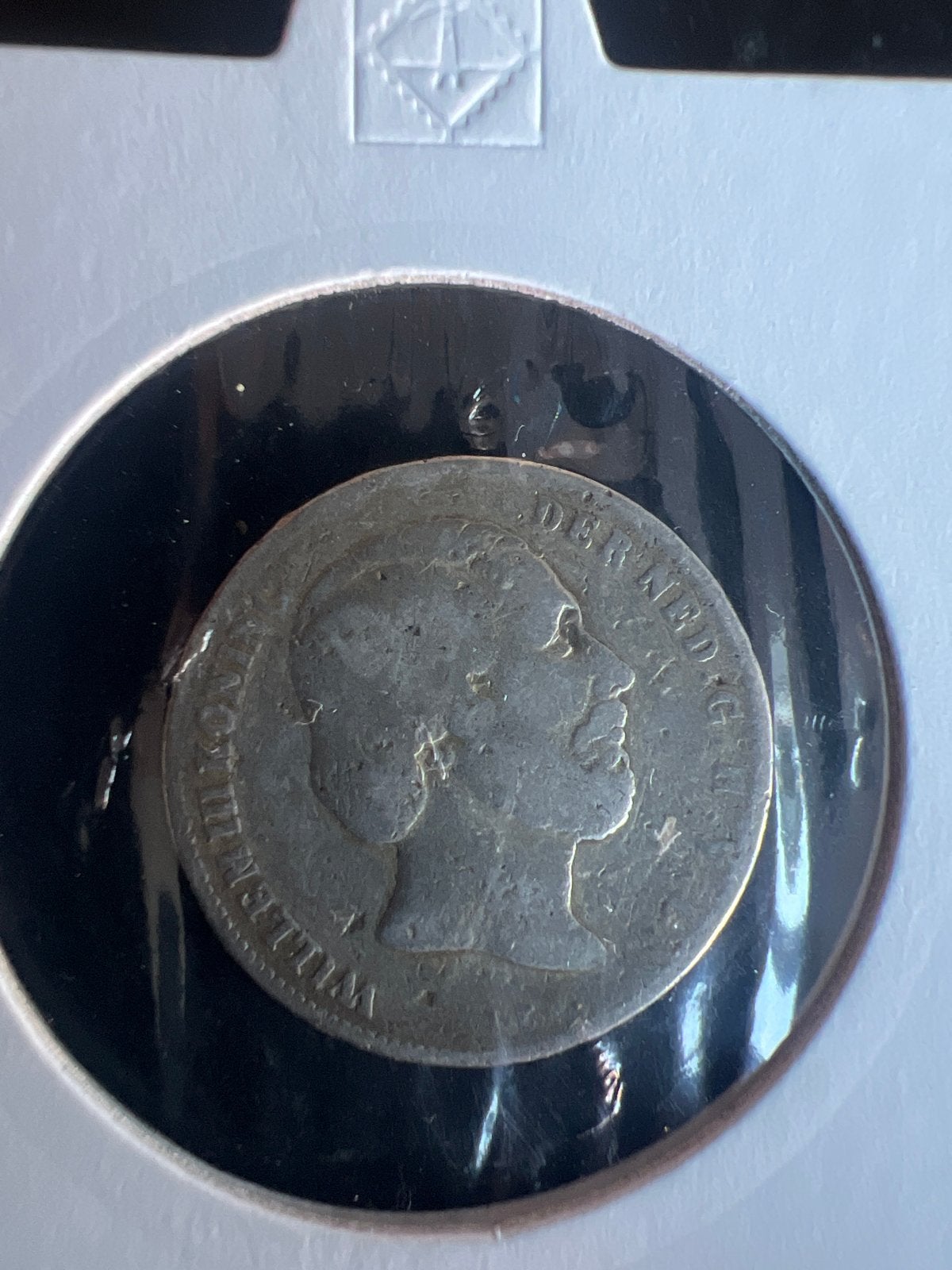 Zilveren 1/2 Gulden Koning Willem III 1863, ½ gulden, Koning Willem III, Zilver, Ophalen of Verzenden