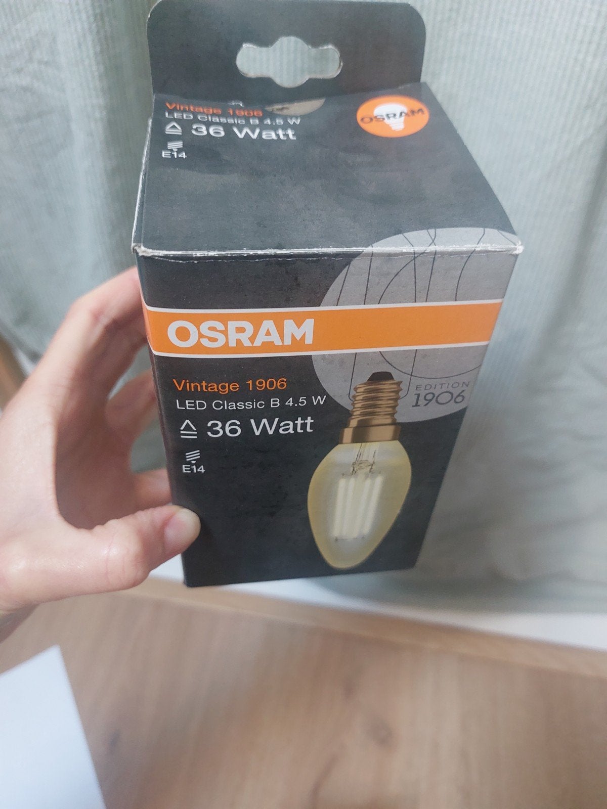 Osram vintage 1906 LED Classic 36Watt E14, Ophalen of Verzenden, Nieuw, E14 (klein), Led-lamp