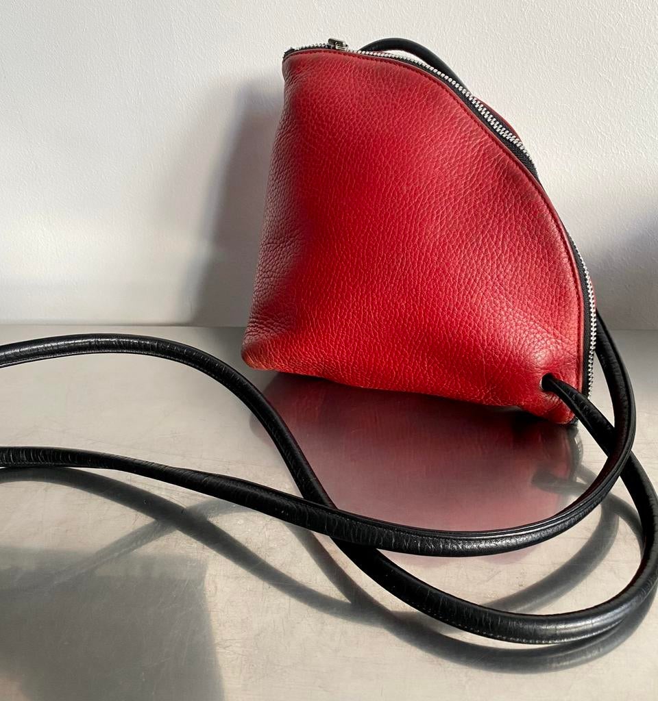 Rood tasje van Hester van Eeghen, Sieraden, Tassen en Uiterlijk, Ophalen of Verzenden, Zo goed als nieuw, Rood, Schoudertasje