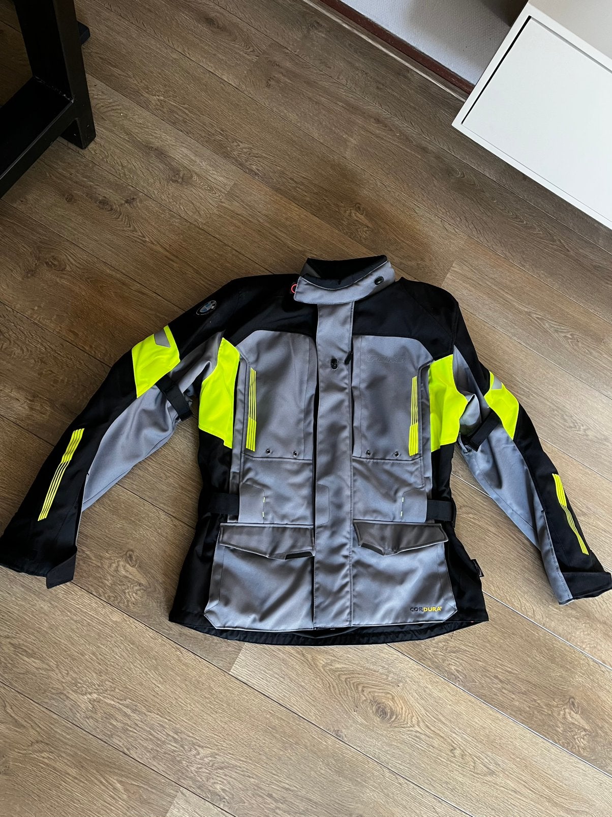 Motorjas zeer netjes merk FLM maat XL (BMW logo mouwen), Ophalen of Verzenden, Tweedehands, Jas | textiel