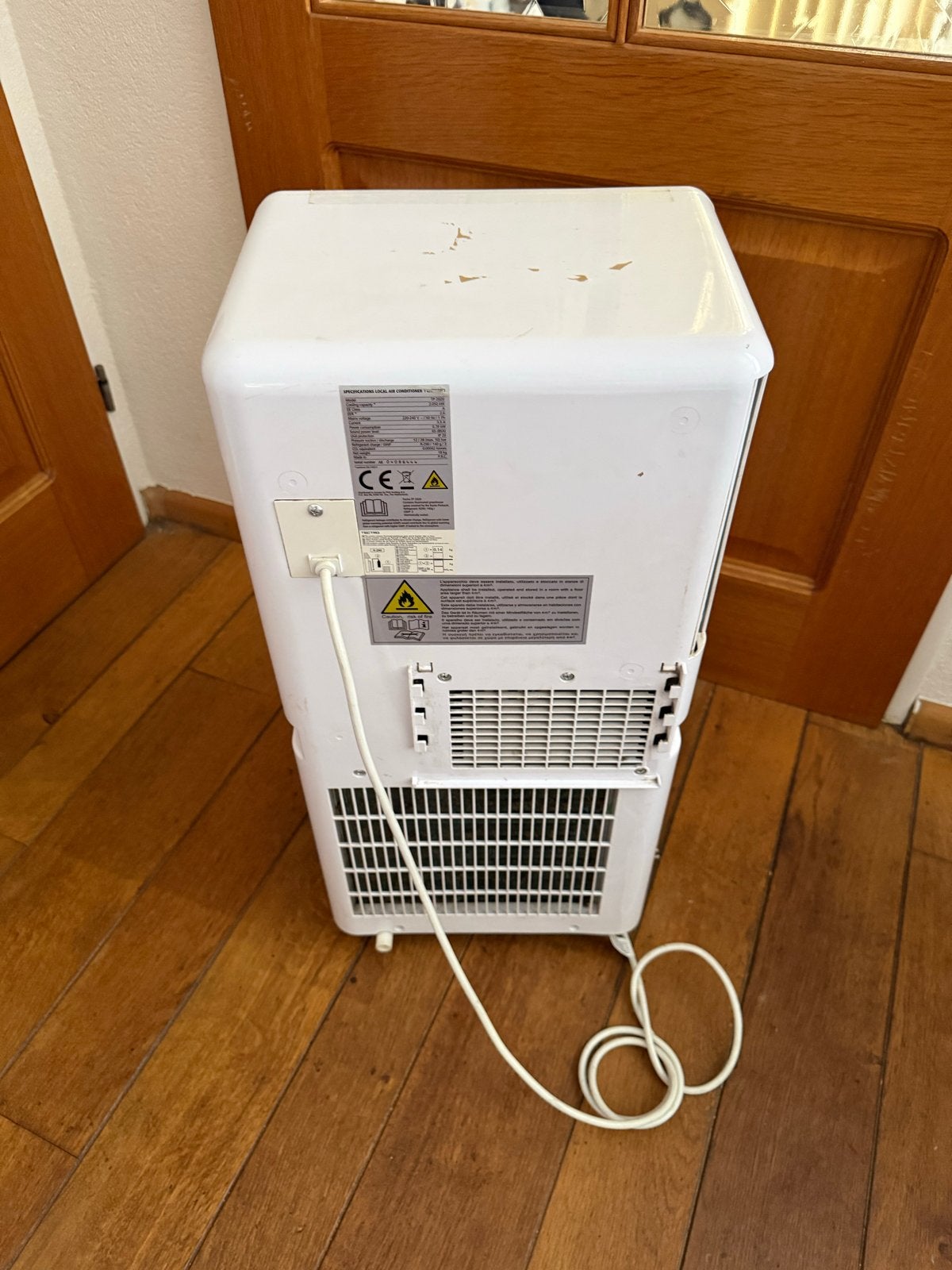 Tectro Mobiele Airco 2kW - Model TP 2020, Witgoed en Apparatuur, Airco's, Gebruikt, Mobiele airco, Minder dan 60 m³, 3 snelheden of meer
