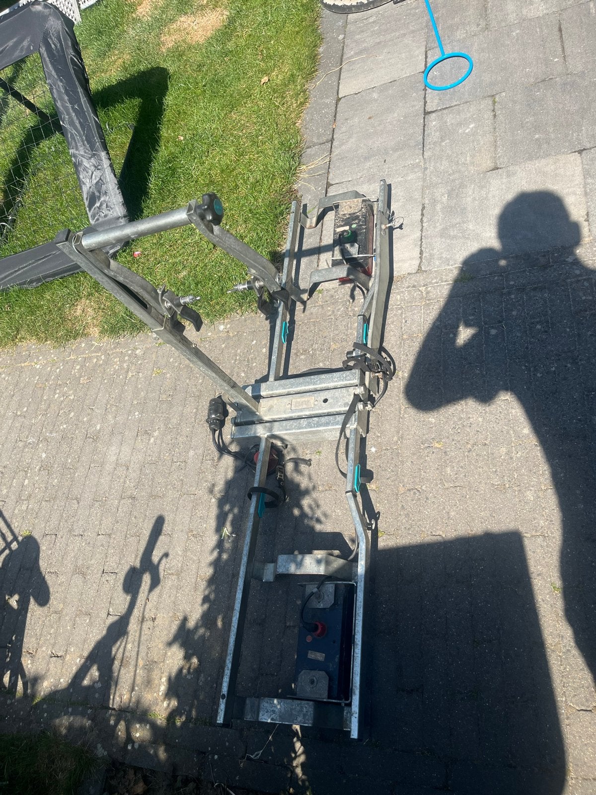 Gebruikte trekhaak fietsendrager voor 2 fietsen, Ophalen, 2 fietsen, Gebruikt, Trekhaakdrager