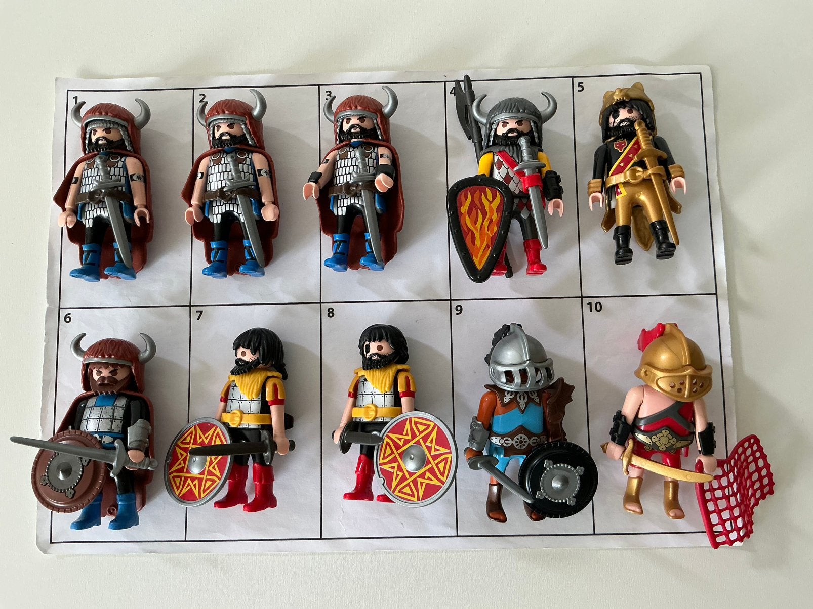 Playmobil barbaren en gladiators, Ophalen of Verzenden, Gebruikt, Losse onderdelen, Figuren