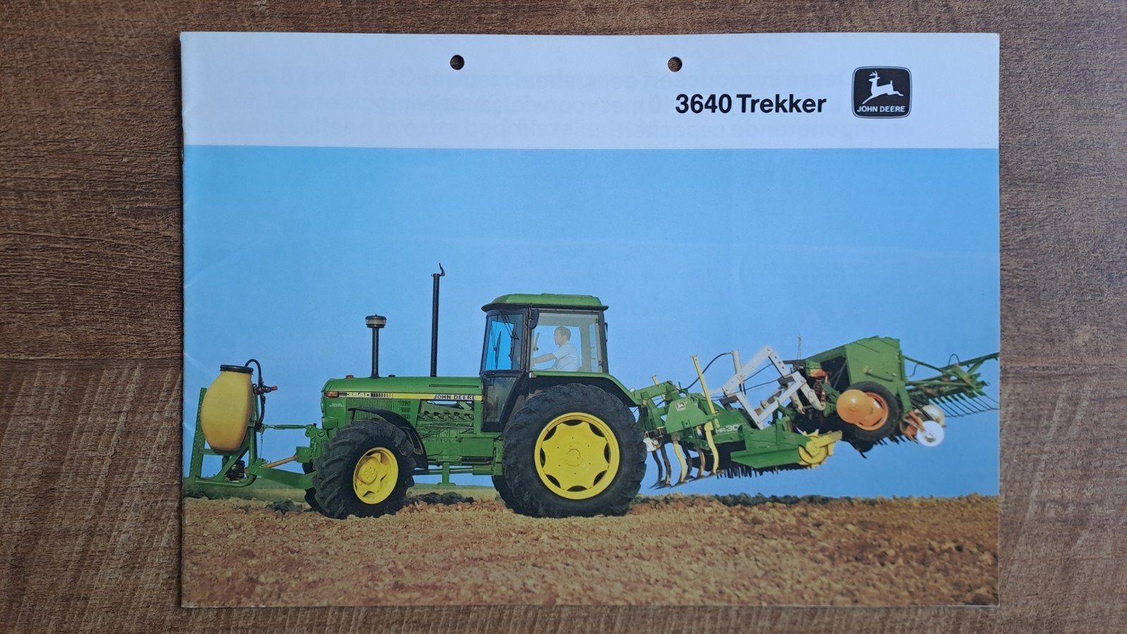 folder JOHN DEERE 3640 Trekker , tractor, Boeken, Catalogussen en Folders, Ophalen of Verzenden, Zo goed als nieuw, Folder