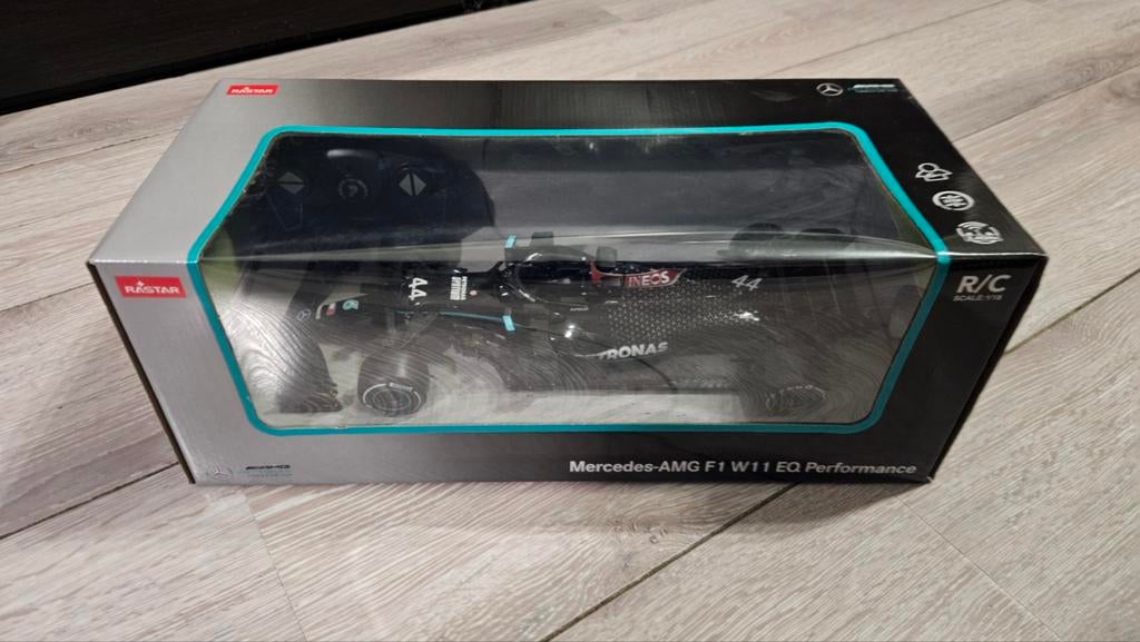 Rastar Mercedes-AMG F1 W11 EQ Performance RC Auto, Hobby en Vrije tijd, Modelbouw | Radiografisch | Auto's, Elektro, Nieuw, Ophalen of Verzenden