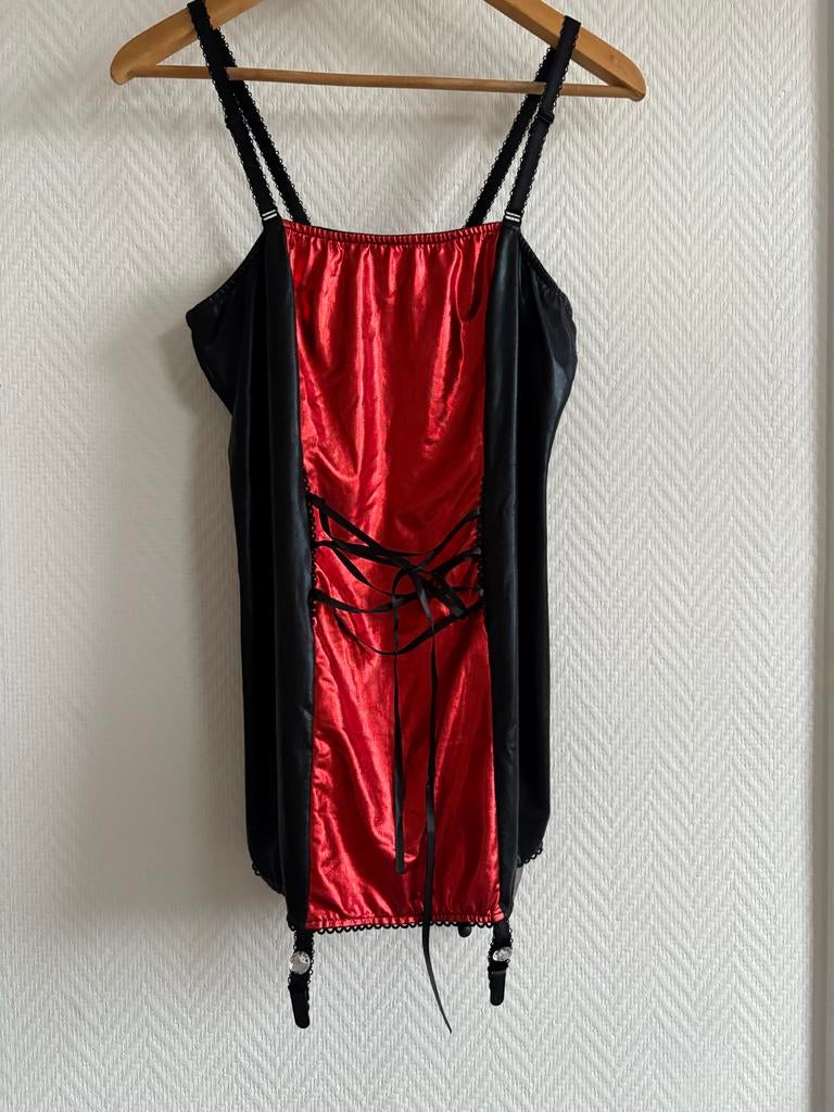 Andalea wetlook maat 42/44, Ophalen of Verzenden, Rood, Body of Korset