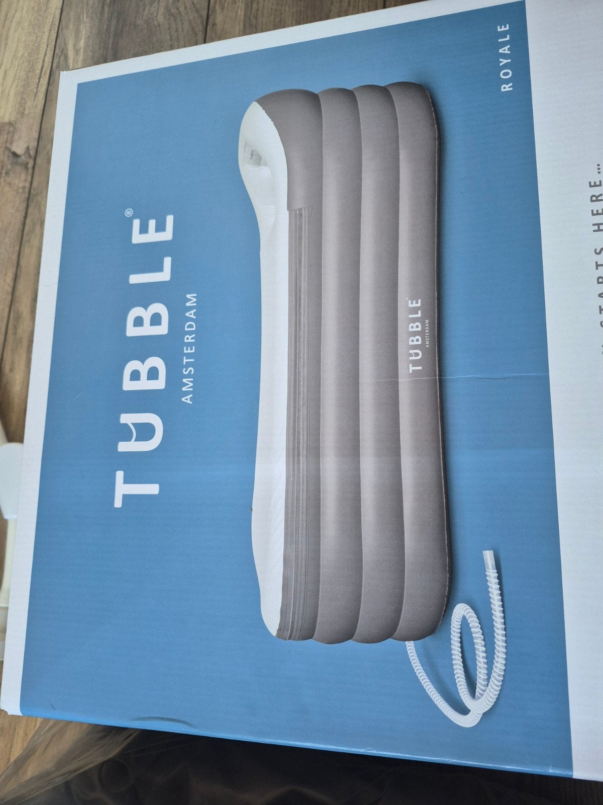 Tubble Royale opblaasbaar bad met pomp, Ophalen of Verzenden, Zo goed als nieuw, Met bad