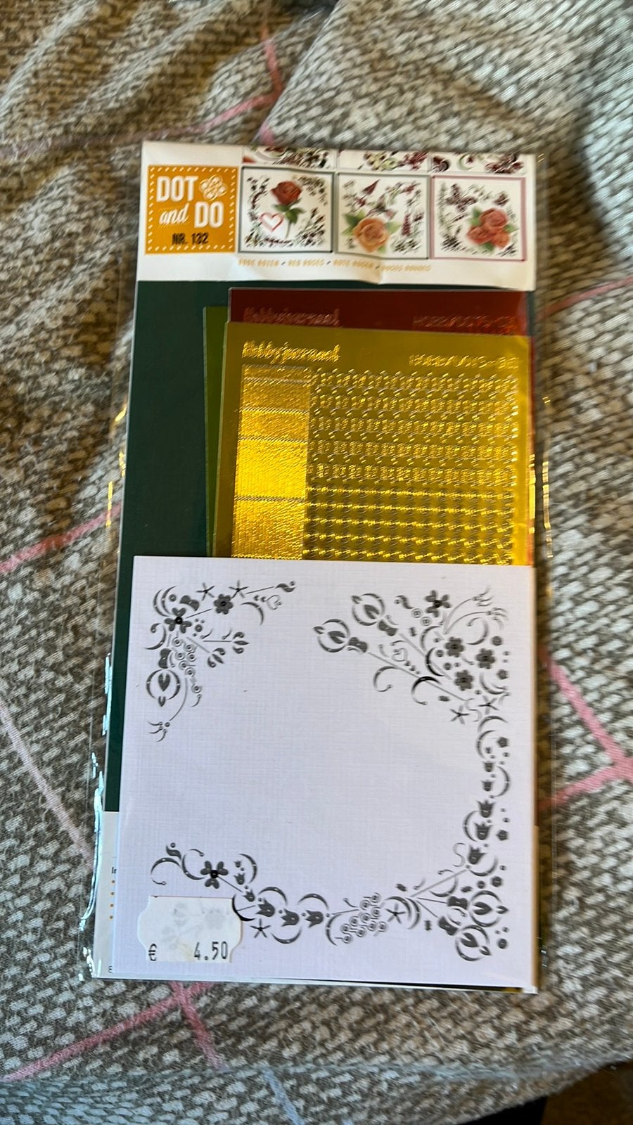 Te koop dot an do pakket 132, Hobby en Vrije tijd, Kaarten | Zelf maken, Ophalen of Verzenden, Nieuw, Man of Vrouw, Blanco kaart of Basiskaart