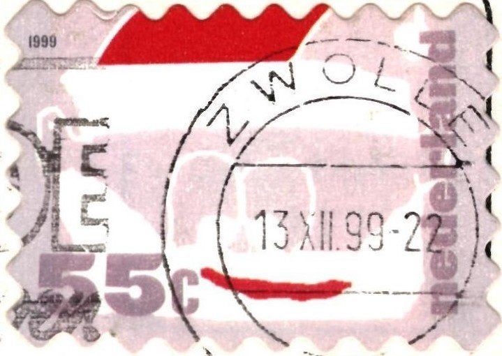 988443 Oenkerk 80+ Friesland _Gelopen met mooie zegel, Ophalen of Verzenden, 1980 tot heden, Gelopen, Friesland