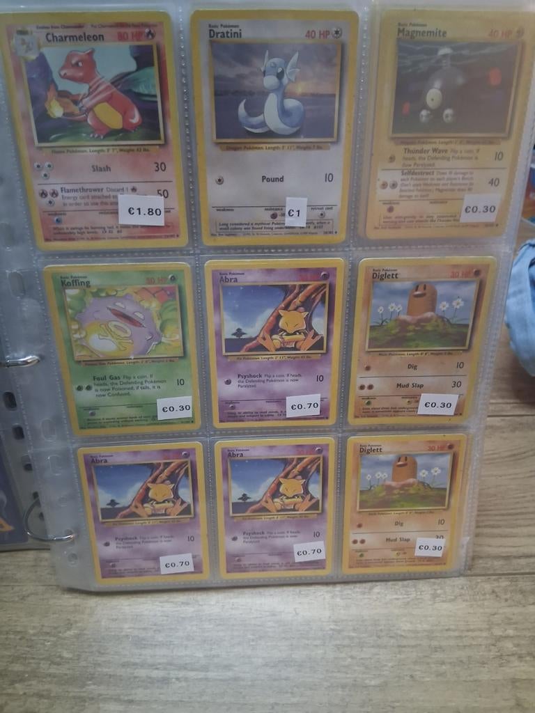 Vintage Pokémon Kaarten base set jungle fossil neo, Ophalen of Verzenden, Gebruikt, Meerdere kaarten
