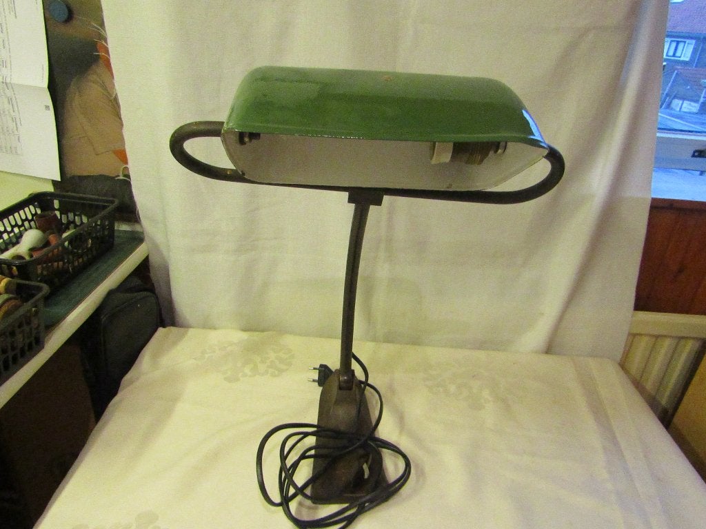 Bankiers Bauhaus bureaulamp 1930, Ophalen of Verzenden