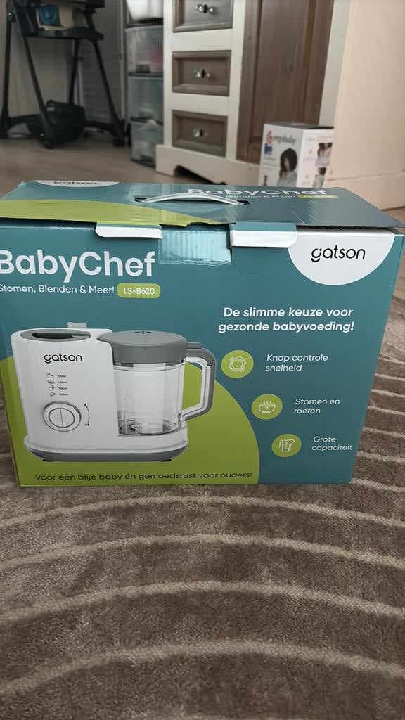 Gaston babychef, Minder dan 1 liter, Ophalen, Nieuw, 3 snelheden of meer