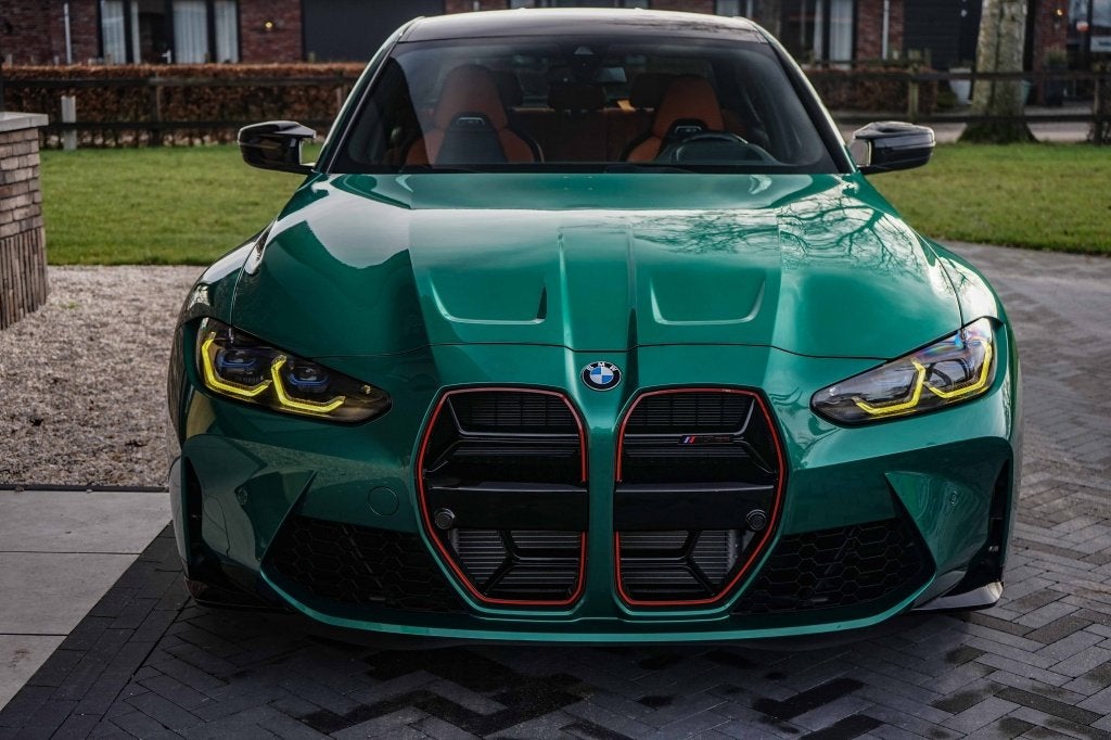 BMW 3 Serie M3 Competition 510PK Isle-of-man green, Auto's, Gebruikt, Euro 6, 2993 cc, Met garantie (alle)