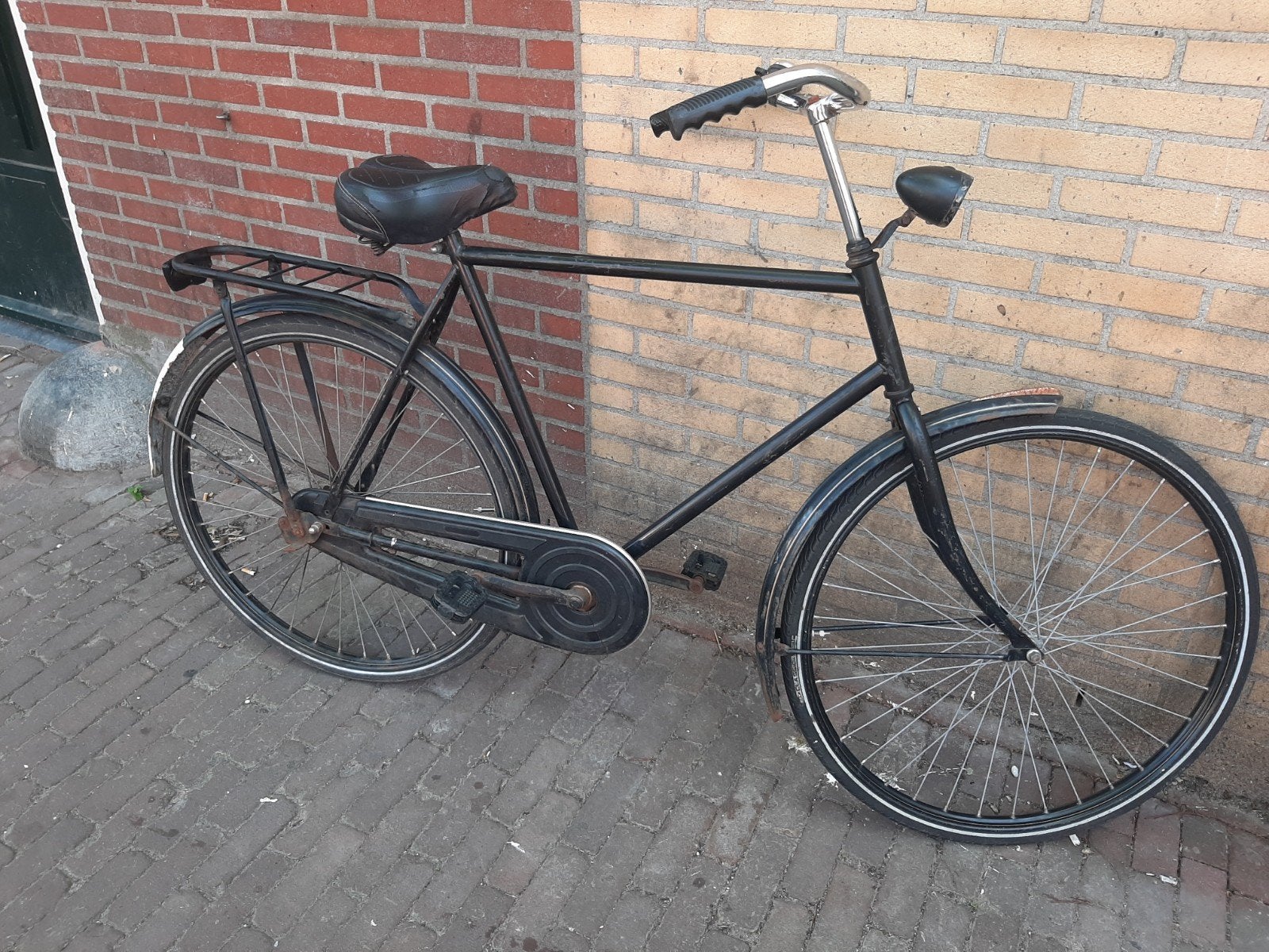 Herenfiets met terugtraprem 28 inch, Terugtraprem, Gebruikt, 57 tot 61 cm, Ophalen
