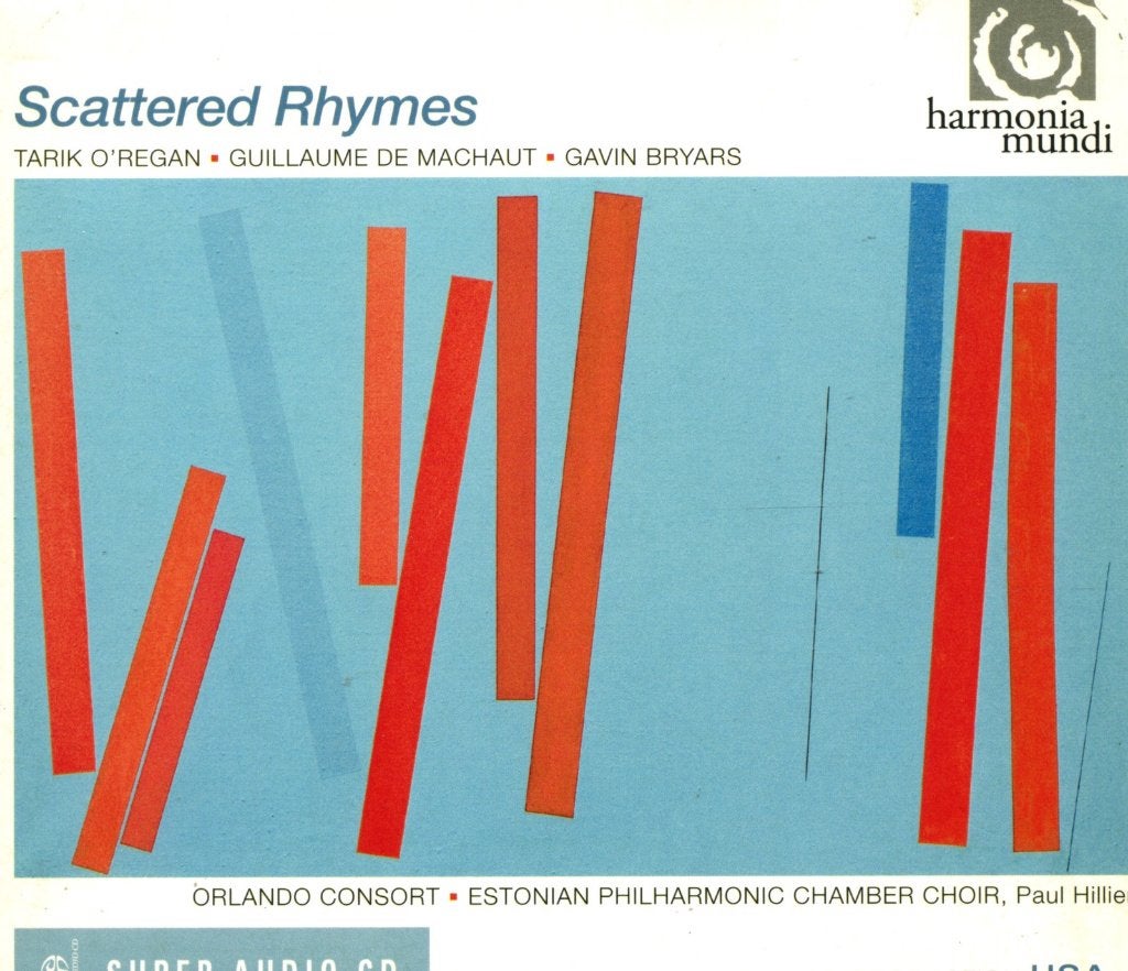 SACD Scattered Rhymes (Orlando Consort enz , Hillier), Ophalen of Verzenden, Modernisme tot heden, Zo goed als nieuw, Vocaal
