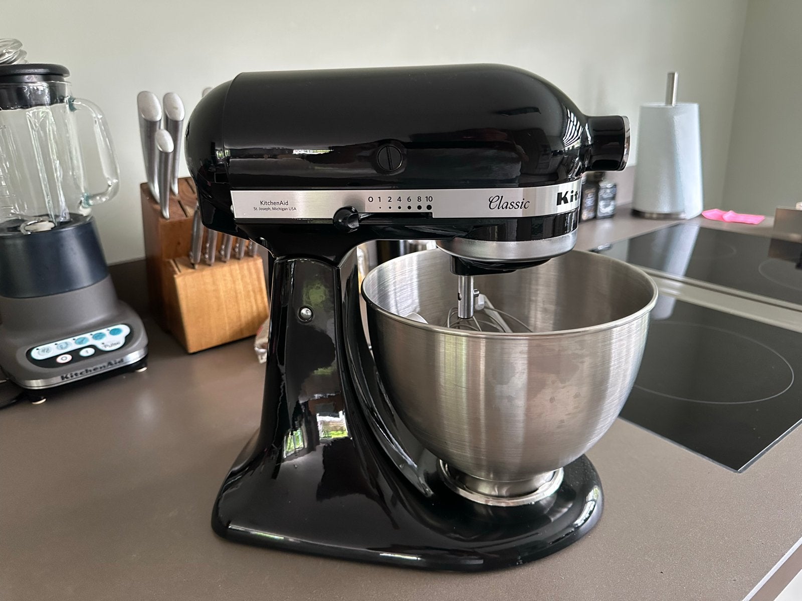 KitchenAid Classic Keukenmixer - Zwart, Ophalen of Verzenden, Gebruikt