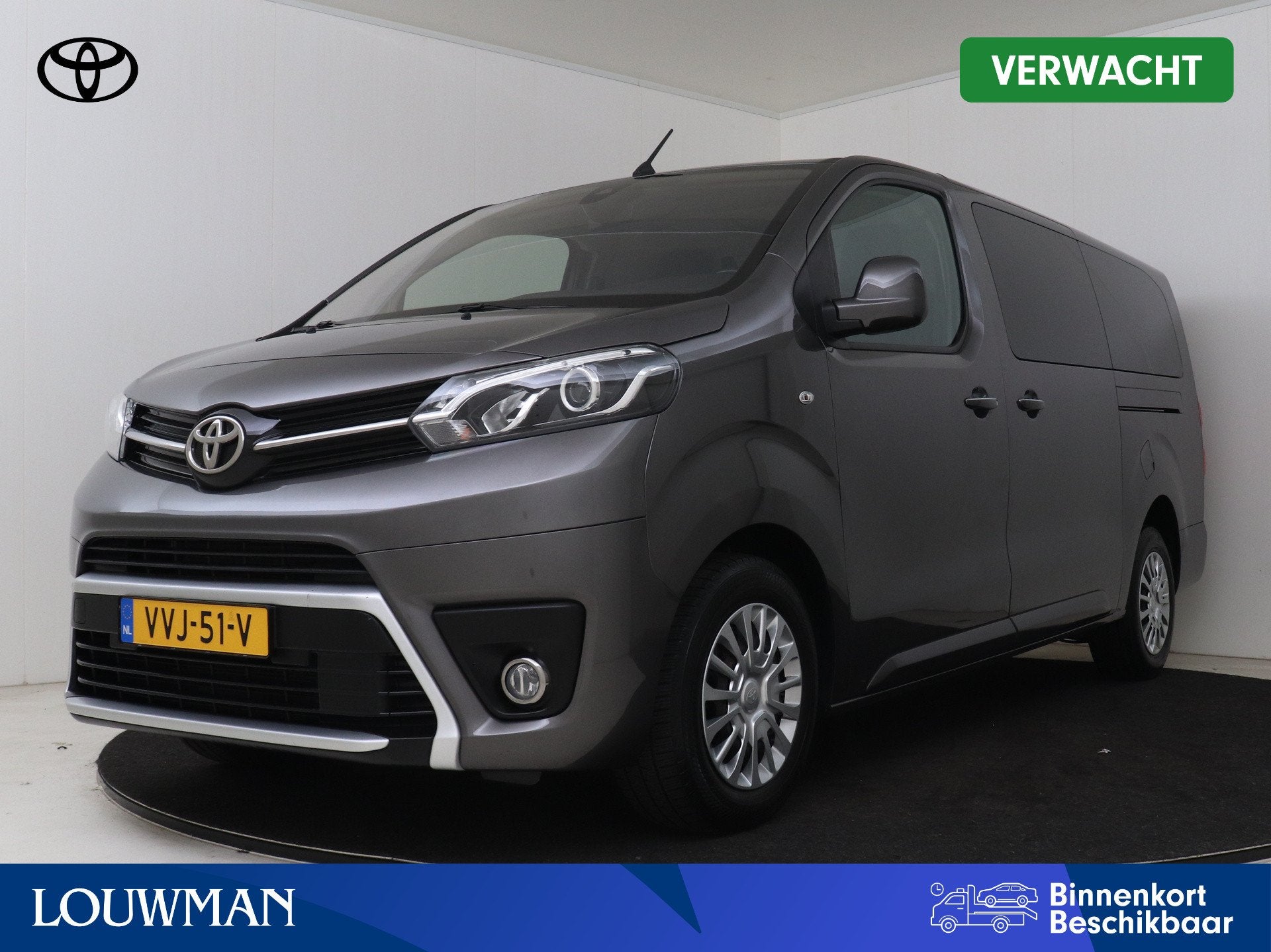 Toyota ProAce Worker 2.0 D-4D Professional Long (bj 2023), Auto's, Bestelauto's, Stof, Gebruikt, 4 cilinders, Bedrijf