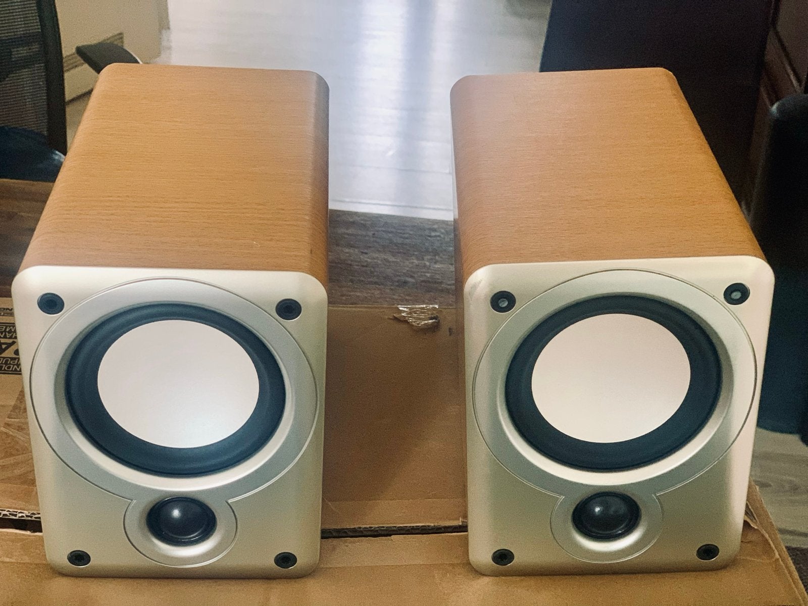 Denon SC-M53 Luidsprekers - Compact & Hoogwaardig Geluid, Ophalen of Verzenden, Zo goed als nieuw, 60 tot 120 watt, Basreflex