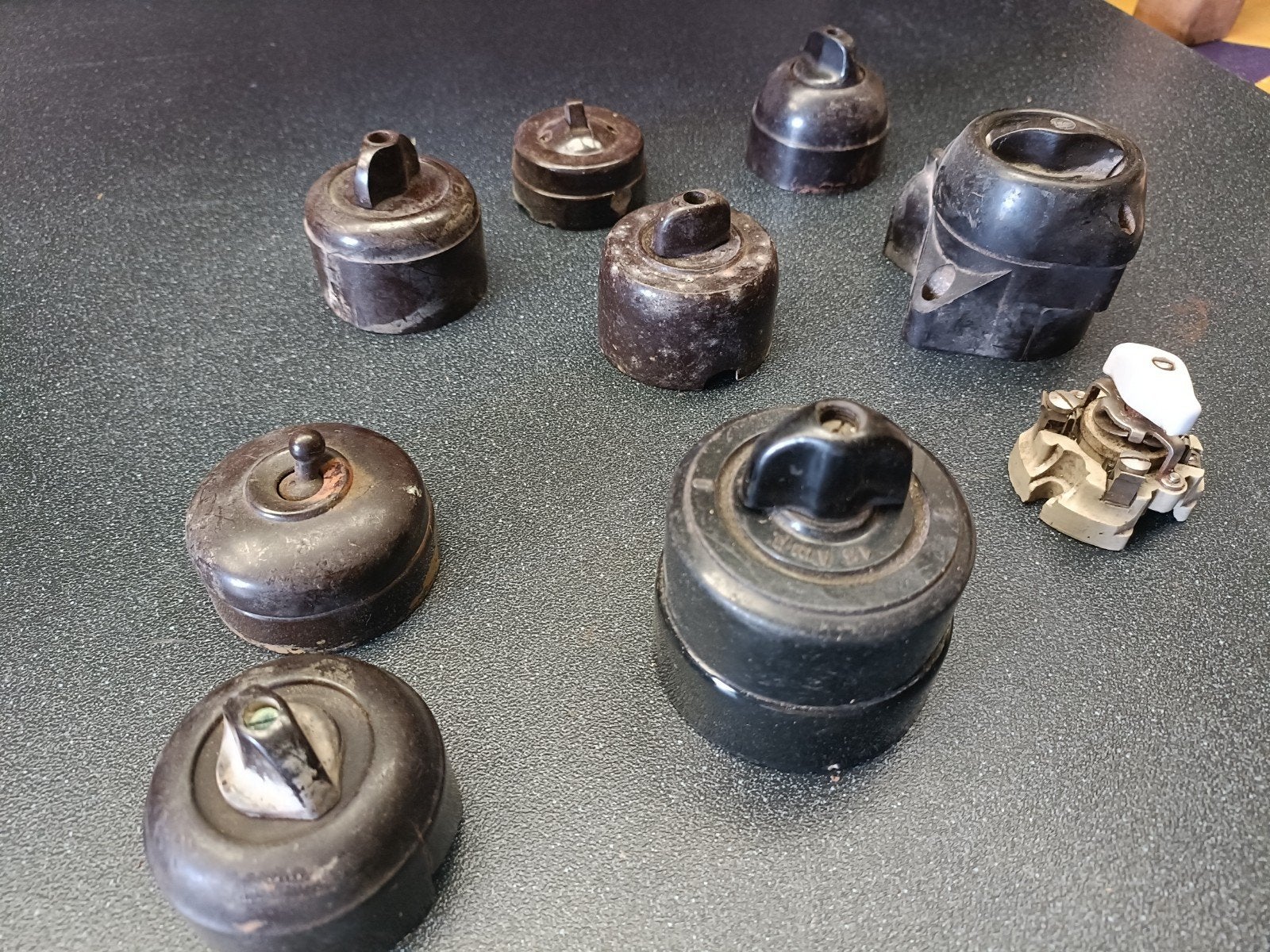 Vintage Bakelieten Schakelaars - Diverse Modellen, Ophalen of Verzenden