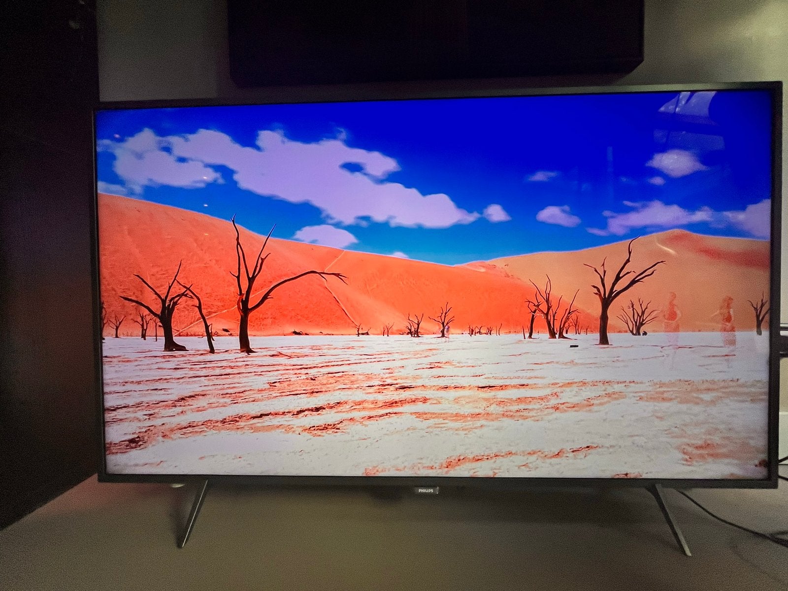 Philips Smart TV 4K UHD 55 inch, Audio, Tv en Foto, Televisies, Ophalen, Philips, 50 Hz, 100 cm of meer