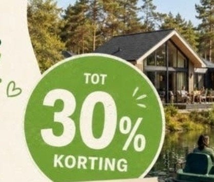 CENTERPARCS tot 30% KORTING 🙂 ook korting in zomervakantie, Drie personen of meer, Kortingsbon, Bungalowpark
