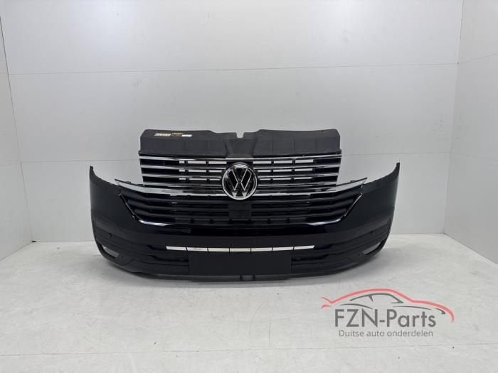VW Transport T6.1 Voorbumper Chrome Grille Mistlampen 4PDC L, Auto-onderdelen, Ophalen of Verzenden, Gebruikt, Voor, Bumper