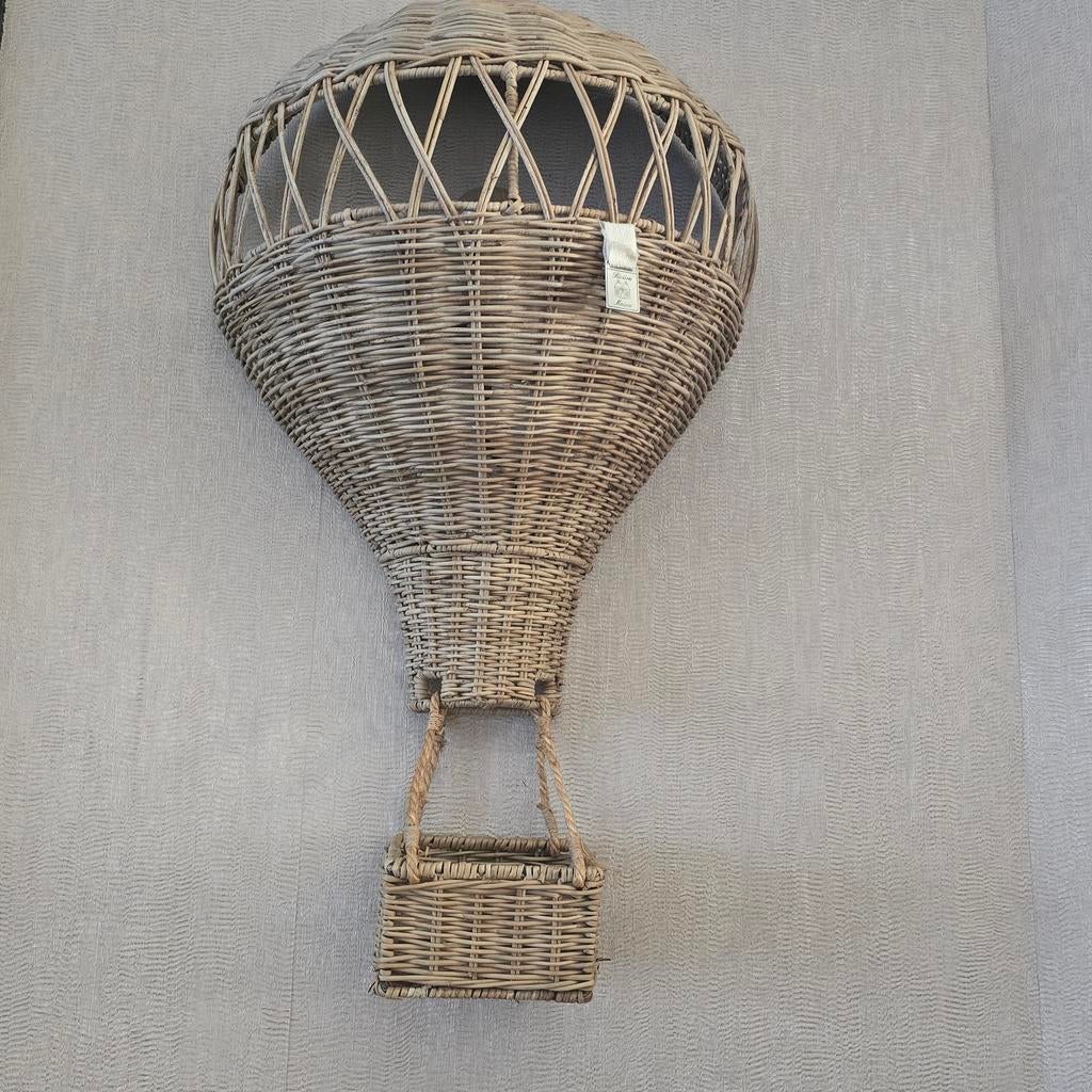 Riviera Maison Rattan Wandlamp Luchtballon - Nieuwstaat, Huis en Inrichting, Woonaccessoires | Overige, Ophalen of Verzenden, Zo goed als nieuw