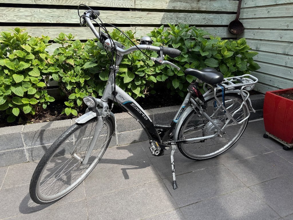 Sparta ION elektrische damesfiets, Ophalen, Minder dan 30 km per accu, Sparta, Gebruikt