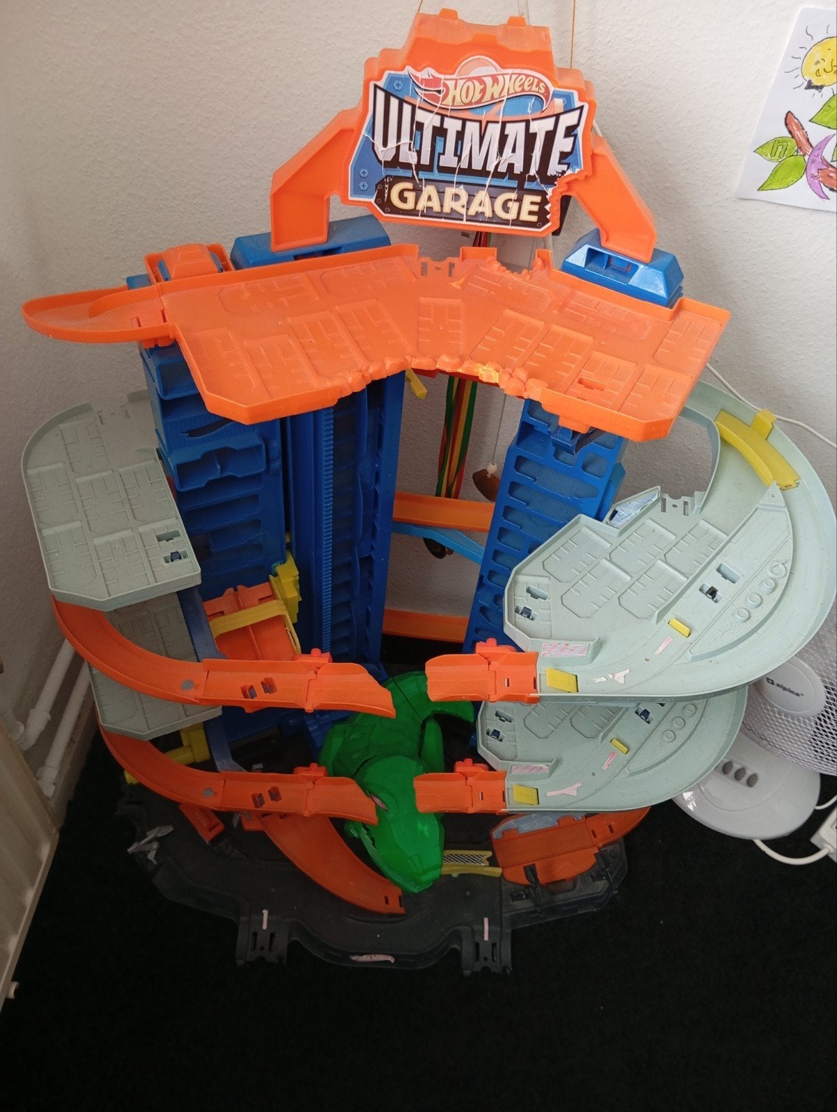 Hot Wheels garage, Ophalen, Gebruikt, Handmatig, Hot Wheels