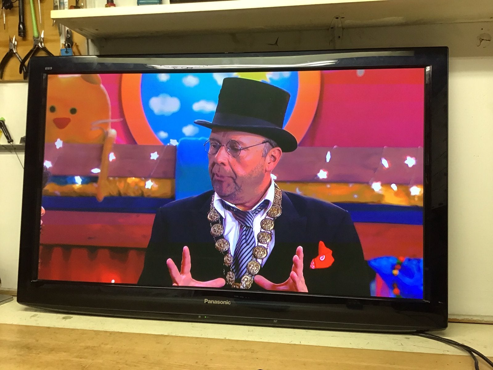 Kleuren televisie Panasonic, Ophalen of Verzenden, Zo goed als nieuw, 50 Hz, Panasonic