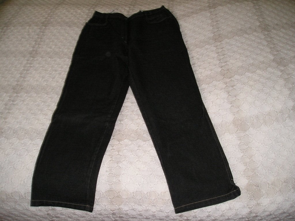zwarte spijkerbroek Hammerschmidt maat 42, Kleding | Dames, Ophalen, Zwart, Zo goed als nieuw, W33 - W36 (confectie 42/44)