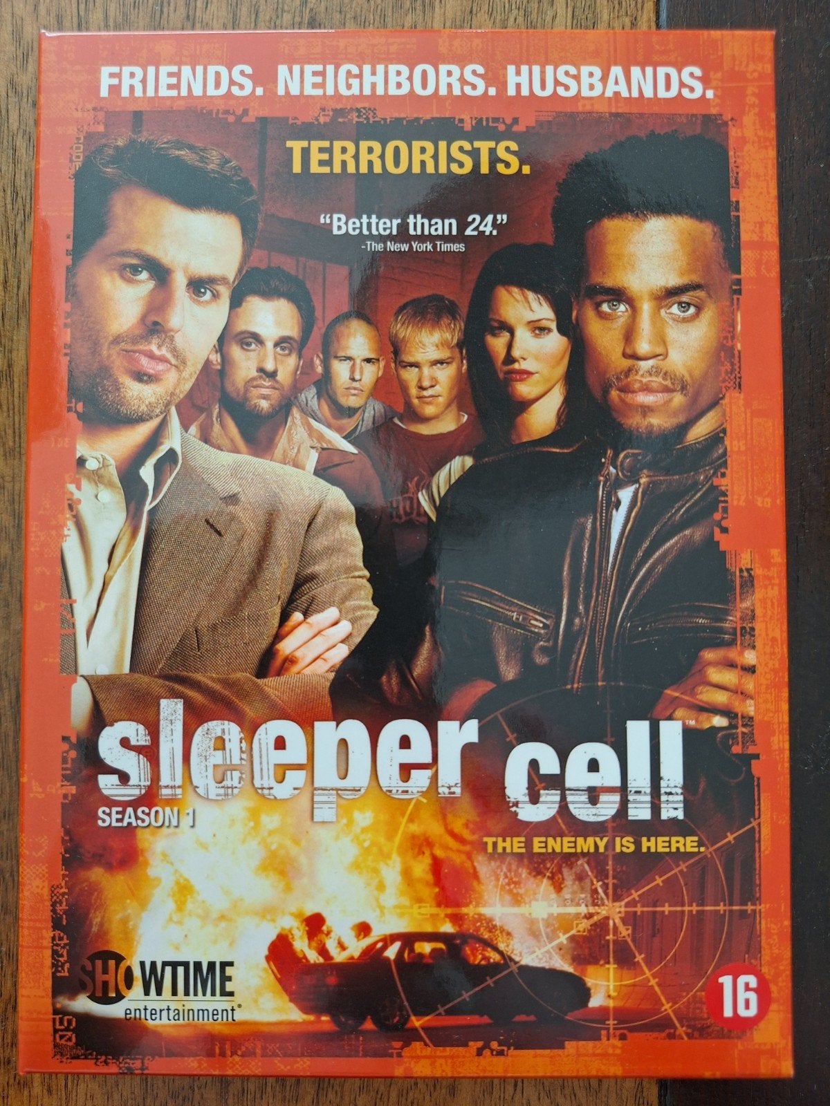 Sleeper Cell - Seizoen 1 (DVD) - Actie/Misdaad, Cd's en Dvd's, Dvd's | Tv en Series, Vanaf 12 jaar, Ophalen of Verzenden, Zo goed als nieuw