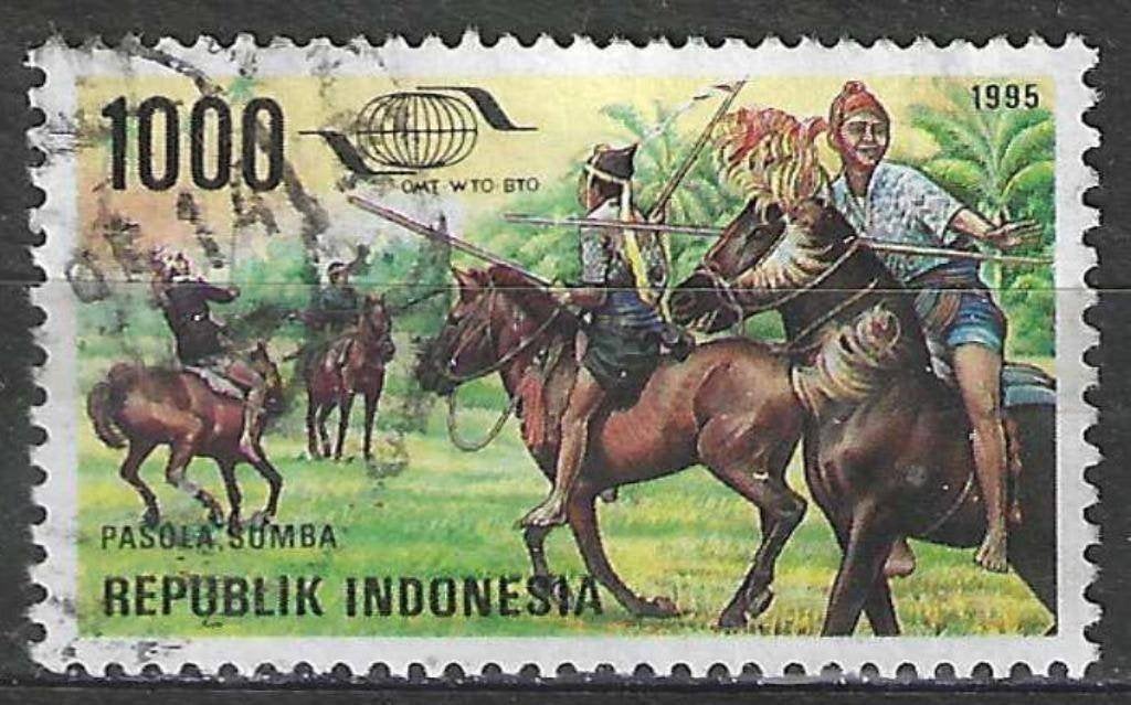 Indonesie 1995 - Yvert 1400 - 25 jaar UNWTO (ST), Verzenden, Gestempeld, Zuidoost-Azië