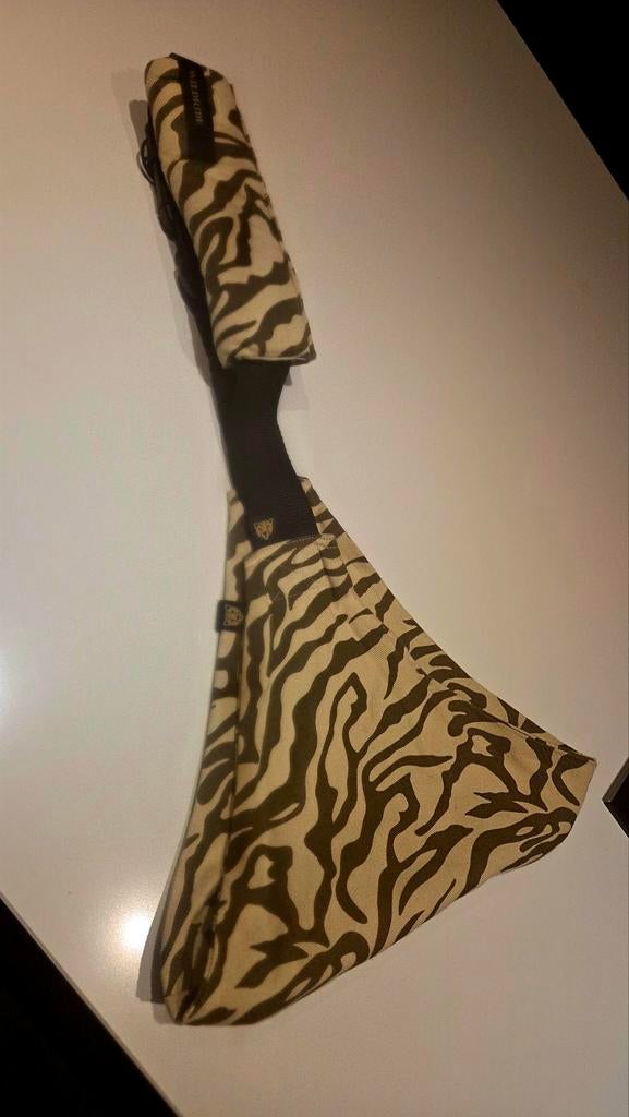 Wildride kinderdrager Zebraprint Bruin, Kinderen en Baby's, Babydragers en Draagdoeken, Overige merken, Zij, Ophalen of Verzenden