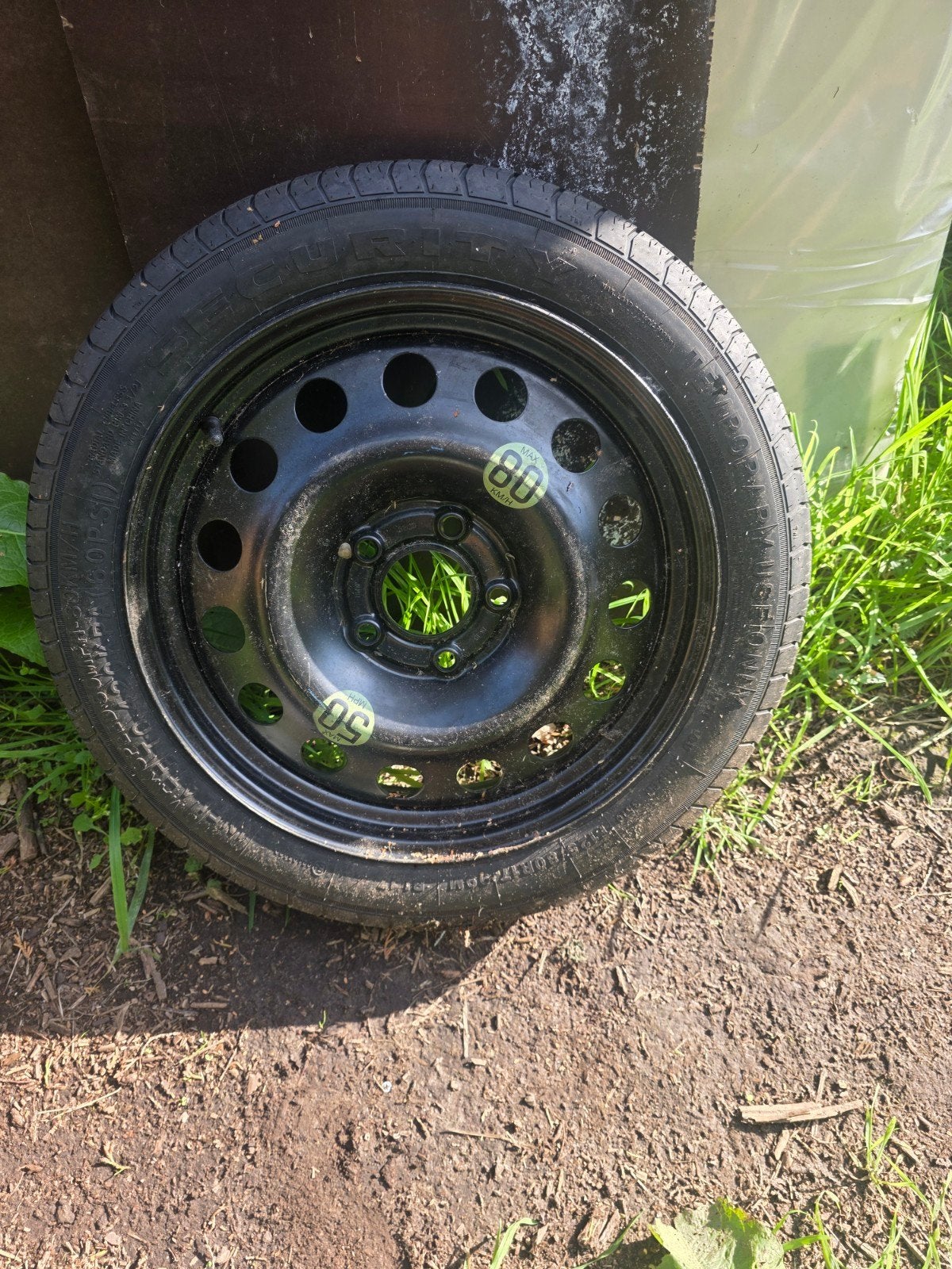 Reservewiel 17 inch - T125/80R17 99M steekmaat 5 x 120, Ophalen, Gebruikt